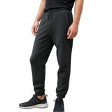 Elemge 3 Iplik Pamuklu Erkek Jogger Eşofman Altı Relax Fit Ipli Cepli Regular Rahat Kalıp Yumuşak Tuşe Lastikli Dar Paça (Antrasit, XL)