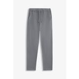 Elemge%100 Pamuk Premium Esnek Kumaş Regular Pijama Altı Beli Lastikli İpli Cepli Terletmez Erkek İnce Eşofman (Gri, 2XL)