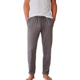 Elemge%100 Pamuk Premium Esnek Kumaş Regular Pijama Altı Beli Lastikli İpli Cepli Terletmez Erkek İnce Eşofman (Gri, S)