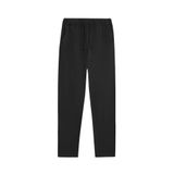 Elemge%100 Pamuk Premium Esnek Kumaş Regular Pijama Altı Beli Lastikli İpli Cepli Terletmez Siyah Erkek (Siyah, M)