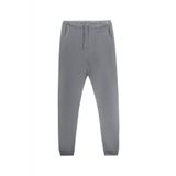 Elemge%100 Pamuk Premium Kumaş Kadın Pijama Altı Cepli Relax Fit Rahat Lastikli Ipli Terletmez Esnek (Gri, XL)