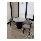 ELEN HOME Mutfak Masası Takımı, Yuvarlak Masa Sandalye 4 Kişilik Mutfak Masası Takımı , Yuvarlak Masa Takımı