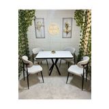 ELEN HOME Polo Sandalye Masa Sandalye Takımı 4 Kişilik Yemek Masası Takımı Mutfak Masası Takımı ( 70X110)