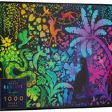 Elena Essex Yapboz 1000 Parça - Parlak Orman/Yapboz Yetişkinler için 1000 Adet/Yapboz/Hayvan Kuş Gökkuşağı Gradyan Yapboz/Yapboz Boyutu 71 x 50 cm