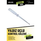 Elevats Premium Profesyonel Yıldız Uçlu Elektrik Kontrol Kalemi