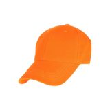 eleven market Düz Turuncu Gabardin Spor Şapka Spor Cap