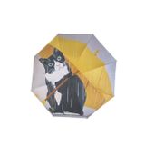 Eleven Market Kedi Desenli Şemsiye Rüzgara Dayanıklı Çanta Boy Bayan Şemsiyesi