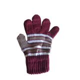 Eleven Market Kışlık Erkek Çocuk Eldiveni Bordo 4-8 Yaş