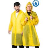 Eleven Markets Kadın Erkek Yağmurluk Kapüşonlu Çıtçıtlı Eva Sarı Yağmurluk BYMMRC881R01 - Standart