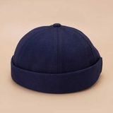 Eleven Markets Retro Docker Cap Takke Leon Bere Unisex Şapka - Standart - Lacivert