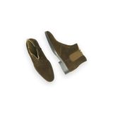 Elevold 7/ 9cm Boy Uzatan El Yapımı Hakiki Deri Süet Chelsea Model Gizli Topuklu Erkek Bot Kısa Çizme (KAHVERENGİ, EU Ayakkabı Beden Sistemi, Yetişkin, Erkek, Sayısal, Orta, 39)