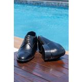 Elevold El Yapımı Klasik Dikişli Model 7 Cm Boy Uzatan Gizli Topuk Ayakkabı Damatlık Kundura