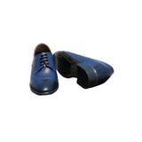 Elevold El Yapımı Lacivert Renk Oxford Model 7 Cm Boy Uzatan Gizli Topuk Ayakkabı Damatlık Kundura (EU Ayakkabı Beden Sistemi, Yetişkin, Sayısal, Orta, 41)