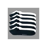 Elevold Premium 10 Çift Bambu Erkek Sıkmaz İz Bırakmaz Lastikli Patik Çorap (5 Siyah + 5 Beyaz) (SİYAHBEYAZ, 41-46)