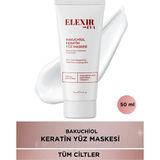 Elexir Eva BAKUCHIOL SOYULABİLİR YÜZ MASKESİ | CİLT YENİLEME VE AYDINLIK GÖRÜNÜM DESTEĞİ | PEEL OFF MASKE 50 ML - Şeffaf