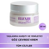 Elexir Eva GÖZ ÇEVRESİ KREMİ | GÖZ ALTI MORLUĞU VE ŞİŞLİK KARŞITI BAKIM | AYDINLIK GÖRÜNÜM DESTEĞİ 20 ML