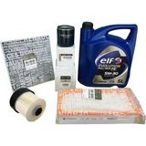 Elf Evolution Full-Tech Fe 5W-30 5 Lt Motor Yağı+Clio 4 Uyumlu Yağ Bakım Filtre Seti 1.5 Dci