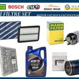 Elf Nissan Qashqai 1.5 Dci Dizel Filtre Bakım Seti+Motor Yağı Elf 5W30 5Lt 2024
