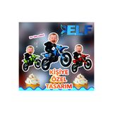 ELF REKLAM Kişiye Özel Yarış Moturu Kürdan Süsüs (10 Adet)