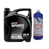 Elf Sporti 7 10W-40 Acea A3/B4 4 lt Sentetik Motor Yağı + 1 lt Cam Suyu