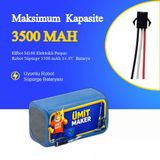 Elfbot M160 Elektrikli Paspas Robot Süpürge 3500 Mah 14.4V Batarya – Orjinal Uyumlu Uzun Ömürlü, Yüksek Performans Pil