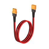 ELFCULB 10AWG XT60 Uzatma Kablosu XT60 Dişi Erkek Konnektör RC Pil Taşınabilir Güç İstasyonu Güneş Paneli (2FT)
