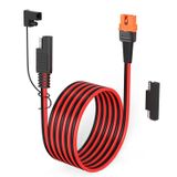 ELFCULB 10AWG XT60i SAE adaptörü uzatma kablosu SAE polarite ters adaptörü için taşınabilir güç istasyonu güneş paneli güneş jeneratörü (10FT)