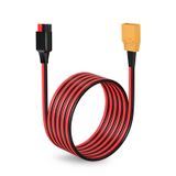 ELFCULB XT90 - Anderson Adaptörü, RC Pil Güneş Taşınabilir Güç İstasyonu ve Güneş Paneli için 10AWG XT90 Erkek - Anderson Konnektör Kablosu (6FT)