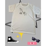 Elfi Enstrüman Desenli Regular Unisex Polyester T-Shirt - Beyaz