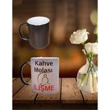 Elfi Sihirli Kupa Kahve Molası Temalı - Siyah