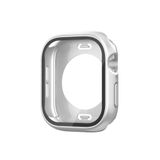 Elfia Apple ile Uyumlu Watch 10 46mm Ekran Koruyucu 360 Derece Darbe Korumalı Silikon Kasa Koruma Gümüş