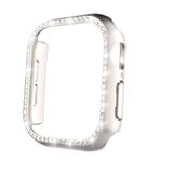 Elfia Apple ile Uyumlu Watch 10 46mm Ekran Koruyucu Darbe Korumalı Taşlı Kasa Koruma Starlight