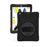 Elfia Apple iPad 10.2 2021 8. Nesil ile Uyumlu Kılıf Silikon Ayarlanabilir Standlı Darbe Korumalı Askılı Tank Tablet Kılıfı