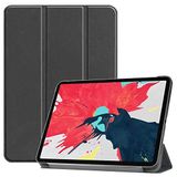 Elfia Apple iPad 11.Nesil 2025 ile Uyumlu Kılıf Arkası Şeffaf 2 Farklı Stand Olabilen Sert Silikon İnce Tablet Kılıfı Siyah