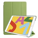 Elfia Apple iPad Mini 2 3 ile Uyumlu Kılıf Arkası Şeffaf 2 Farklı Stand Olabilen Sert Silikon İnce Tablet Kılıfı Yeşil