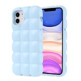Elfia Apple iPhone 11 ile Uyumlu Yumuşak Silikon Mat Renkli Kamera Lens Korumalı Kılıf, Dom Mavi