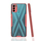 Elfia General Mobile GM 21 Plus ile Uyumlu Silikon Kılıf Şeffaf Kamera Lens Korumalı Yumuşak İnce Kapak Parfen Pembe