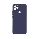 Elfia General Mobile GM 22 Plus ile Uyumlu Kılıf Silikon Mat Pastel Renkli Yumuşak Parmak İzi Bırakmayan İnce Kapak Biy Lacivert