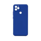 Elfia General Mobile GM 22 Plus ile Uyumlu Kılıf Silikon Mat Pastel Renkli Yumuşak Parmak İzi Bırakmayan İnce Kapak Biy Mavi