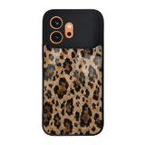 Elfia Honor 600 5G ile Uyumlu Kılıf Desenli Kamera Lens Korumalı Mat Silikon İnce Kapak Lusi Kahve Leopar