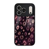 Elfia Honor 600 Pro 5G ile Uyumlu Kılıf Desenli Kamera Lens Korumalı Mat Silikon İnce Kapak Lusi Pembe Leopar