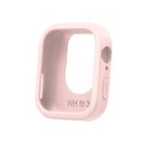 Elfia Huawei İle Uyumlu Watch Fit 3 Kasa Koruyucu Silikon Darbe Korumalı Pembe