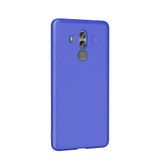 Elfia Huawei Mate 10 Pro ile Uyumlu Kılıfı Silikon Mat Renkli Parmak İzi Bırakmayan Yumuşak İnce Kapak Prem Saks Mavi