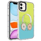 Elfia iPhone 11 ile Uyumlu Sert Silikon Desenli Kamera Korumalı Kılıf, Korn No14