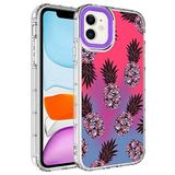 Elfia iPhone 12 ile Uyumlu Sert Silikon Desenli Kamera Korumalı Kılıf, Korn No6