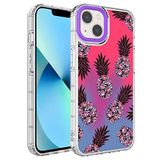Elfia iPhone 14 Plus ile Uyumlu Sert Silikon Desenli Kamera Korumalı Kılıf, Korn No6