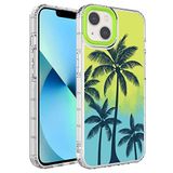 Elfia iPhone 14 Plus ile Uyumlu Sert Silikon Desenli Kamera Korumalı Kılıf, Korn No8