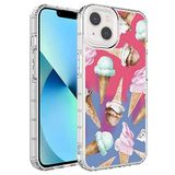 Elfia iPhone 14 Plus ile Uyumlu Sert Silikon Desenli Kamera Korumalı Kılıf, Korn No9