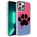 Elfia iPhone 14 Pro ile Uyumlu Sert Silikon Desenli Kamera Korumalı Kılıf, Korn No16
