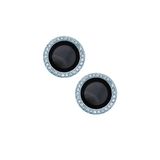 Elfia iPhone 15 ile Uyumlu Taşlı Kamera Lens Koruyucu Camı, Mavi